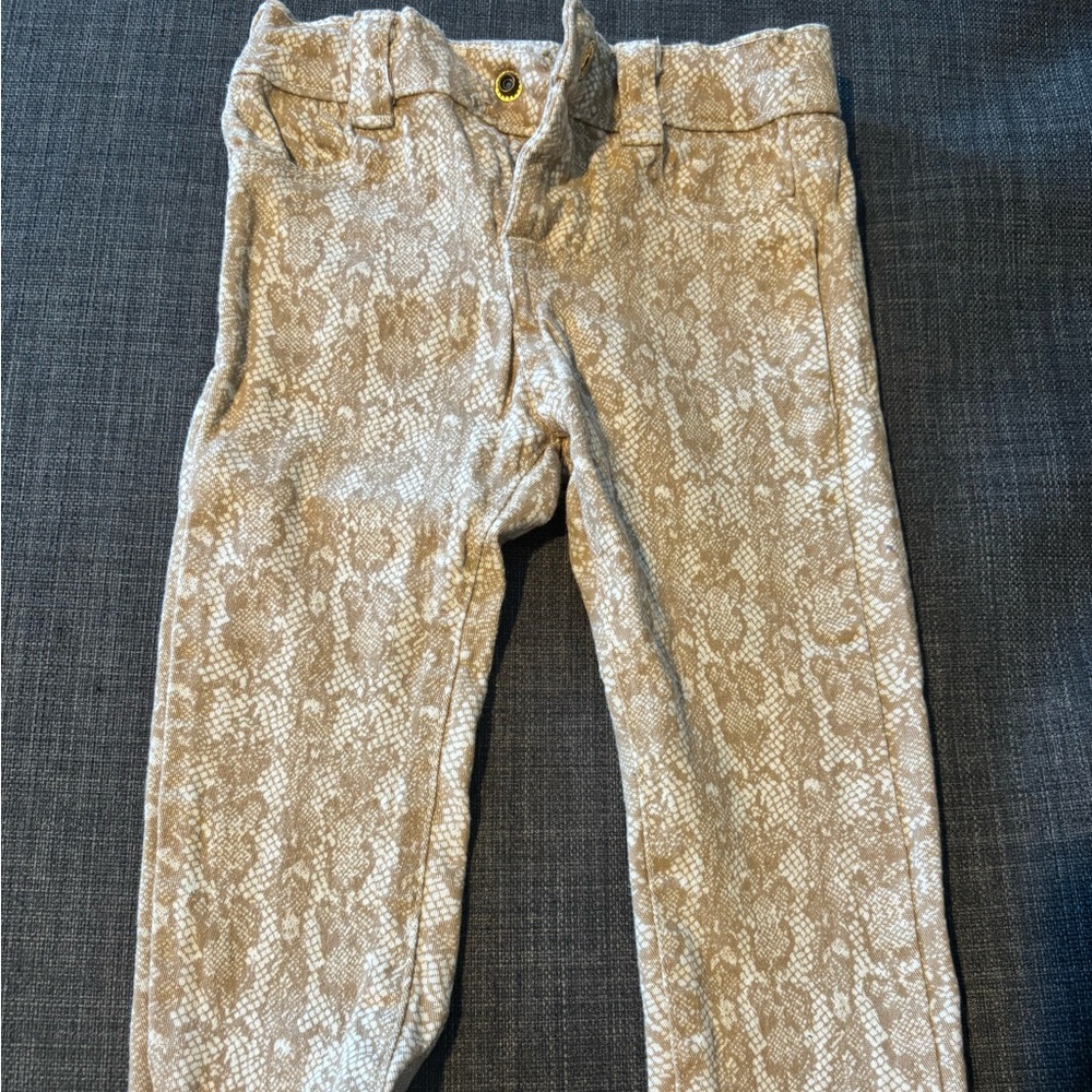 7 for all Mankind Kids Snake/animal Print jeans/Pants 24 Months